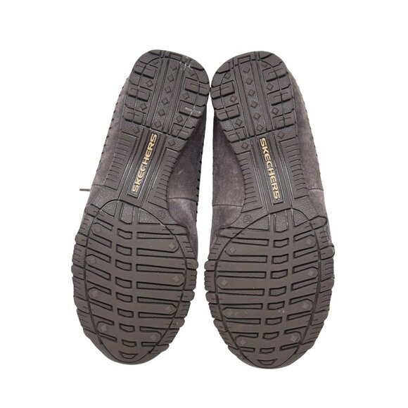 Skechers‎ Womens Totem Pole Relaxed Fit Brown Leather Ankle Boots Moc Toe Size 7 - Picture 5 of 10